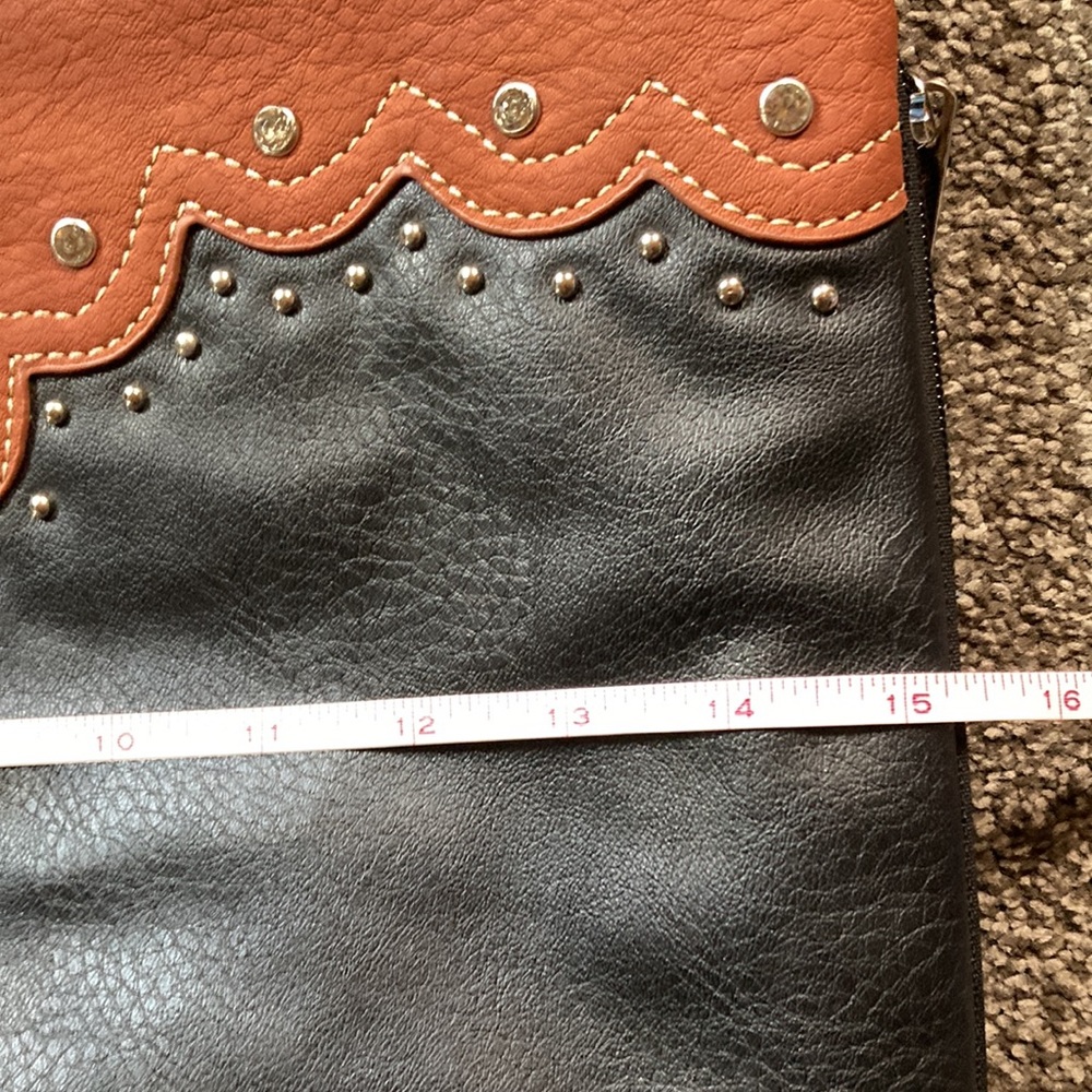 Women’s leather western bag - Picture 3 of 9